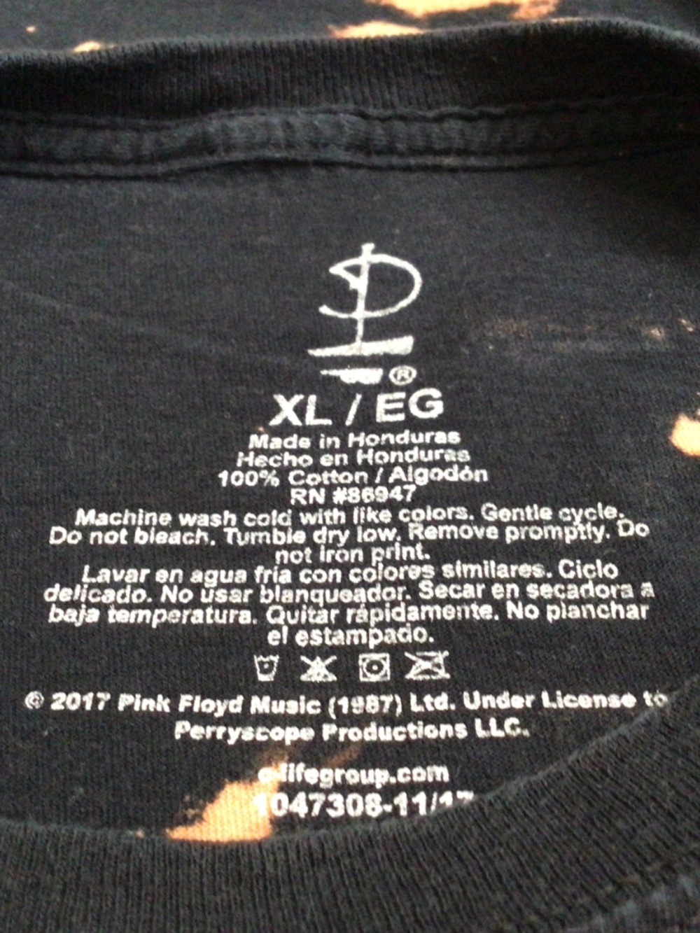 Pink Floyd, Dark Side  of the Moon T-shirt. Size XL Good shape. - Picture 4 of 4